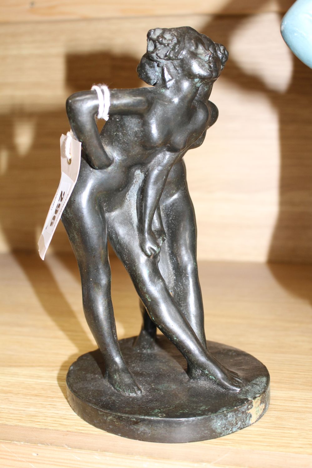 After Pierre-Auguste Renoir. A French lost wax bronze group of embracing maidens, bears signature, height 23cm